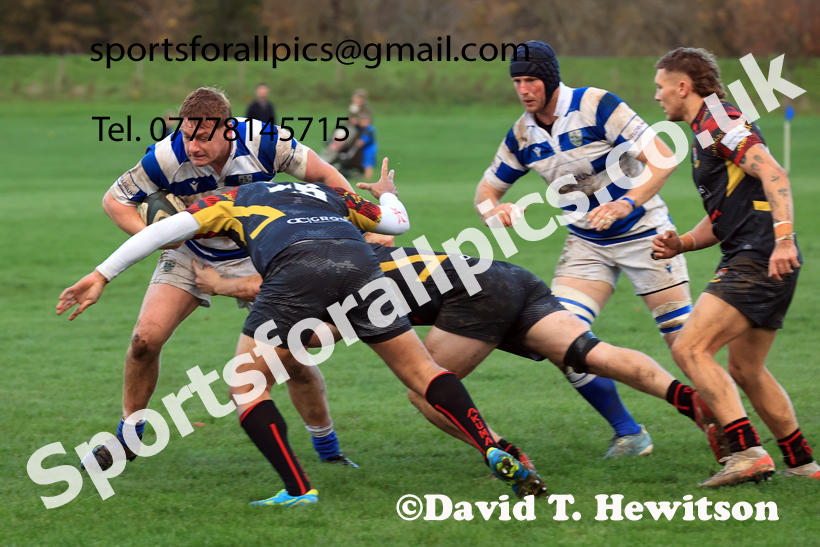 Tynedale v Hull, Saurday, November 8th, 2025. Photo: David T. Hewitson/Sports for All Pics